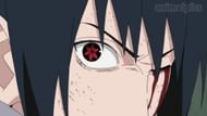 Sasuke’s Amaterasu being activated (Image via Naruto Anime)